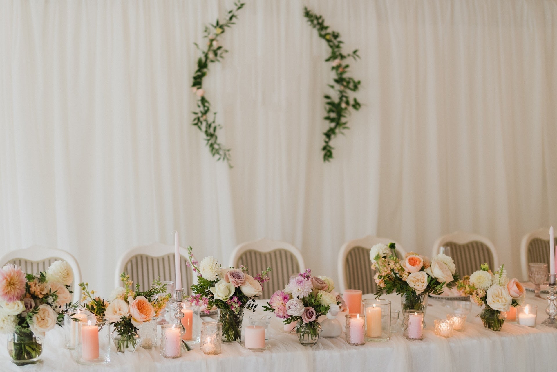 Vancouver-bc-wedding-head-table-flower-arrangements
